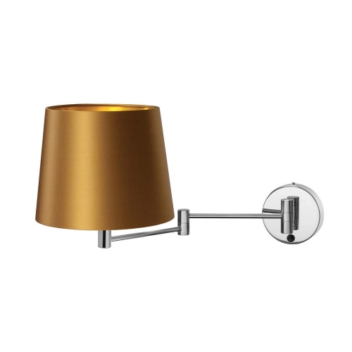 Abażur do lampy stojącej 25 cm, złoty