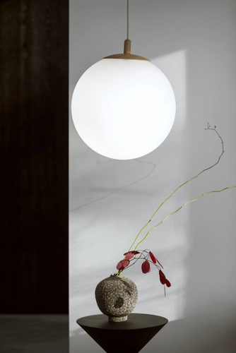 Lampa wisząca ALUR WOOD S dąb, 25 cm, Kaspa