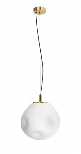 Lampa wisząca CLOE M złoto, 30 cm, Kaspa