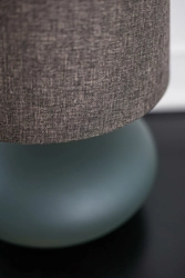 Lampa stołowa SAWA CLASSIC XL brązowy melanż, grafitowa podstawa, Kaspa