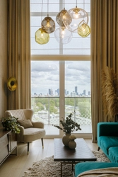 Lampa wisząca AVIA S przydymiona, 25 cm, chrom, Kaspa