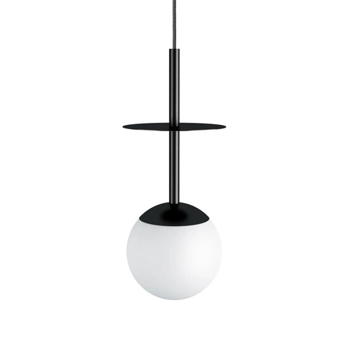 PLAAT A czarna sufitowa lampa wisząca