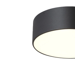 Plafon DISC S czarny, 25 cm, LED, Kaspa