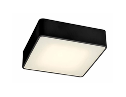 Plafon FLAT czarny, 35 cm, Kaspa