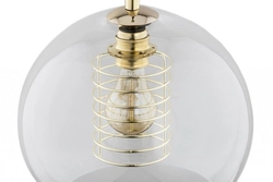 Lampa wisząca pojedyncza szklana Dover