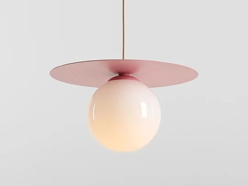 Lampa wiszaca Loop Baby Pink S