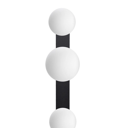 Lampa przysufitowa sześciopunktowa GIGI czarna, 110 cm, Kaspa