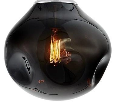 Przydymiony klosz do lamp AVIA S, 25 cm, Kaspa