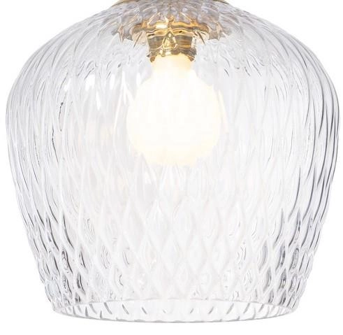 Transparentny klosz do lamp z kolekcji VENUS, 28 cm, Kaspa