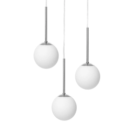 Lampa wisząca trzypunktowa LAMIA 3 chrom, na plafonie, Kaspa