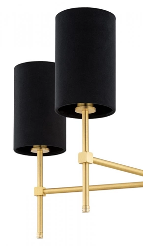 Żyrandol złoty Abruzzo duży