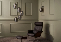 Lampa wisząca pięciopunktowa ONYX 5 na plafonie, Kaspa