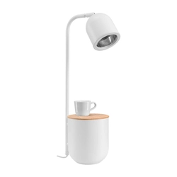 Lampka na biurko BOTANICA WOOD biała, Kaspa