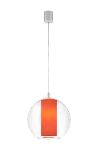 Lampa wisząca MERIDA L koral, 35 cm, Kaspa
