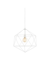 Lampa wisząca WIRE L biała, Kaspa