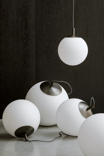 Lampa wisząca ALUR TYTAN L tytan szczotkowany, 40 cm, Kaspa