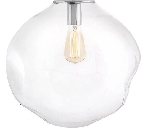 Transparentny klosz do lamp AVIA L, 40 cm, Kaspa