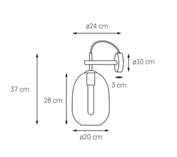 Kinkiet ONYX grafit, Kaspa