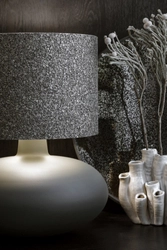 Lampa stołowa SAWA STONE mika matowe szkło, Kaspa