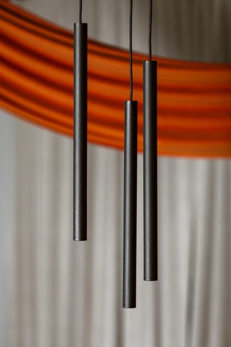 Lampa wisząca ROLL 1 czarna, Kaspa