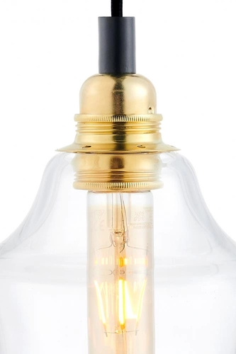 Lampa wisząca pięciopunktowa LONGIS GOLD 5 na plafonie, Kaspa