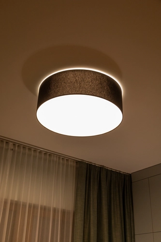 Plafon SPACE L czarny, 75 cm, Kaspa