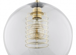 Lampa wisząca pojedyncza szklana Dover