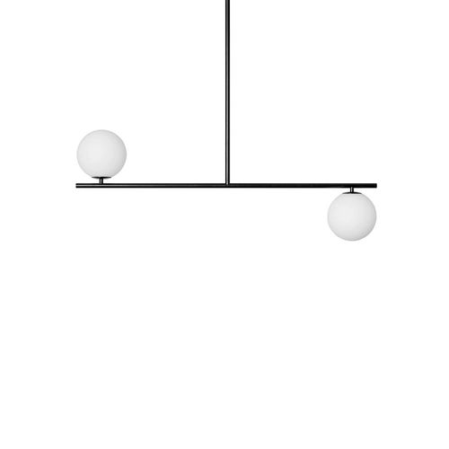 SUGURI C czarna lampa sufitowa w rozmiarze L