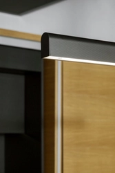 Lampa wisząca liniowa LINEA DIM czarna, ze ściemniaczem, Kaspa