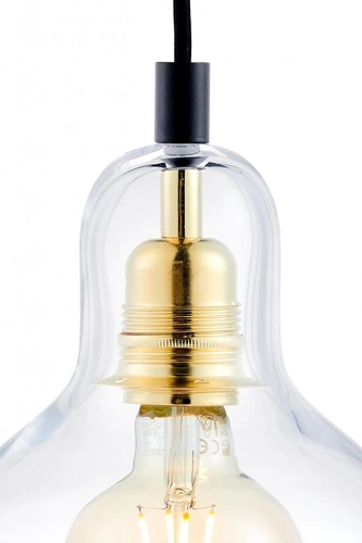 Lampa wisząca pięciopunktowa LONGIS GOLD 5 na plafonie, Kaspa