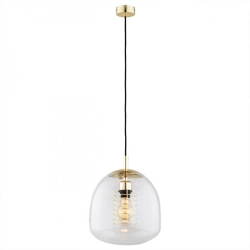 Lampa wisząca pojedyncza Glen przezroczysta