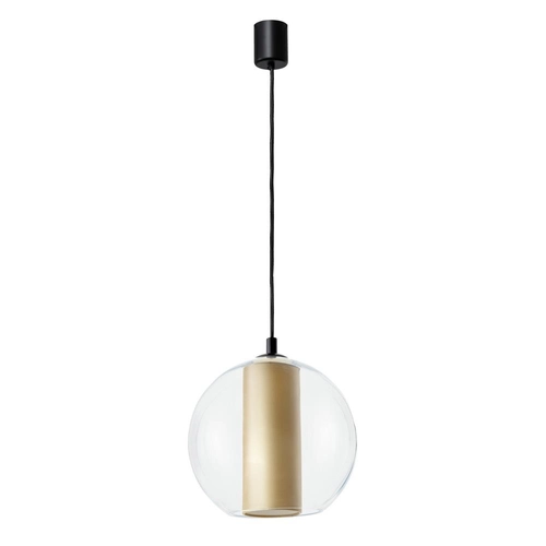 Lampa wisząca MERIDA BLACK L szampan, 35 cm, Kaspa