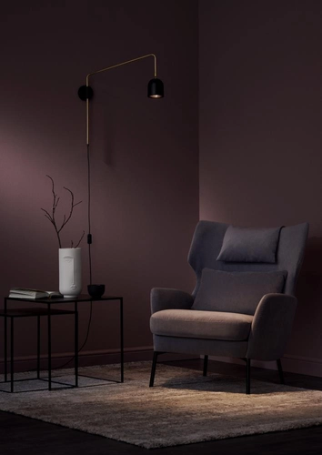 Kinkiet GASPAR biały, na wysięgniku, Kaspa