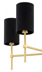 Żyrandol złoty Abruzzo duży