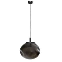 Lampa wisząca AVIA BLACK S przydymiona, 25 cm, Kaspa