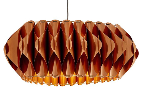Lampa wisząca nad stół NOE KASPA miedź