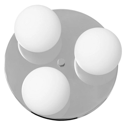 Plafon łazienkowy MIJA IP44, chrom, Kaspa