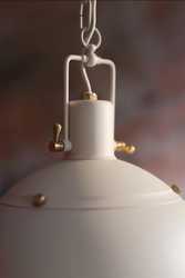 Lampa wisząca NAUTILIUS L kremowa, Kaspa