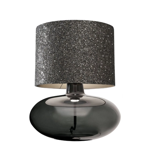 Lampa stołowa SAWA STONE mika transparentne szkło, Kaspa