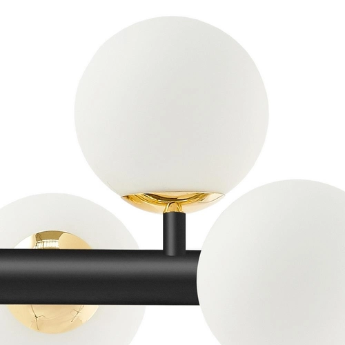 Lampa przysufitowa CUMULUS 3 czarna, Kaspa