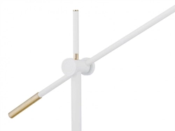 Lampa podłogowa Nashville biała