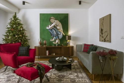 Lampa stołowa SALVADOR brązowa, złote wykończenie, Kaspa