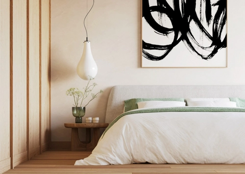 Lampa wisząca STILLA 1, czarne wykończenie, Kaspa