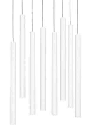 Lampa wisząca LED ROLL LAMPA WISZĄCA 8 biała, Kaspa