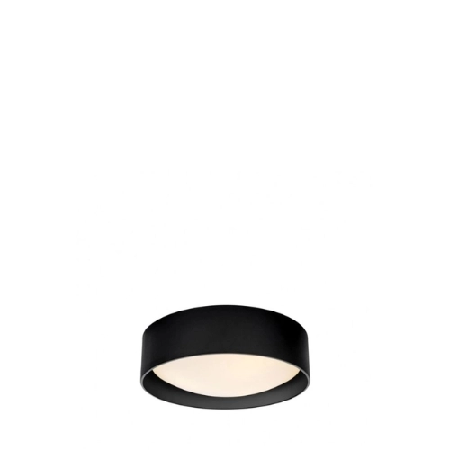 Plafon VERO S czarny, 35 cm, czarne wnętrze, Kaspa