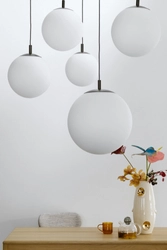 Lampa wisząca ALUR TYTAN M tytan szczotkowany, 30 cm, Kaspa