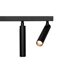 Lampa przysufitowa czteropunktowa ROLL 4 czarna, Kaspa