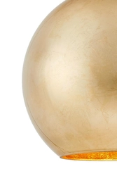 Lampa wisząca MOON złota, 35 cm, Kaspa