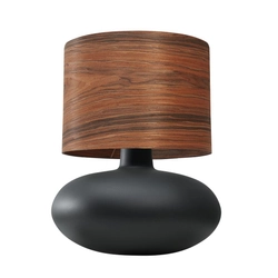 Lampa stołowa SAWA WOOD fornir, orzech, Kaspa