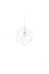 Lampa wisząca WIRE M biała, Kaspa